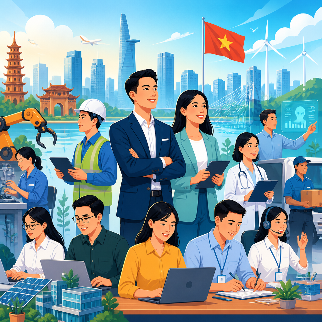 Xu Hướng Ngành Nghề Tại Việt Nam Năm 2025: Cơ Hội Và Thách Thức