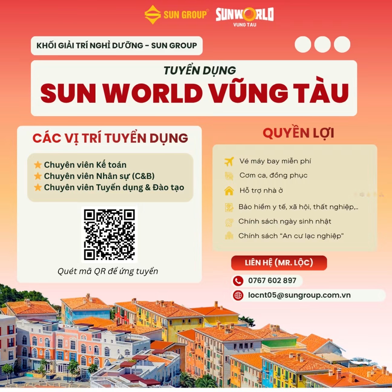 sun group vũng tau hình ảnh tuyển dụng