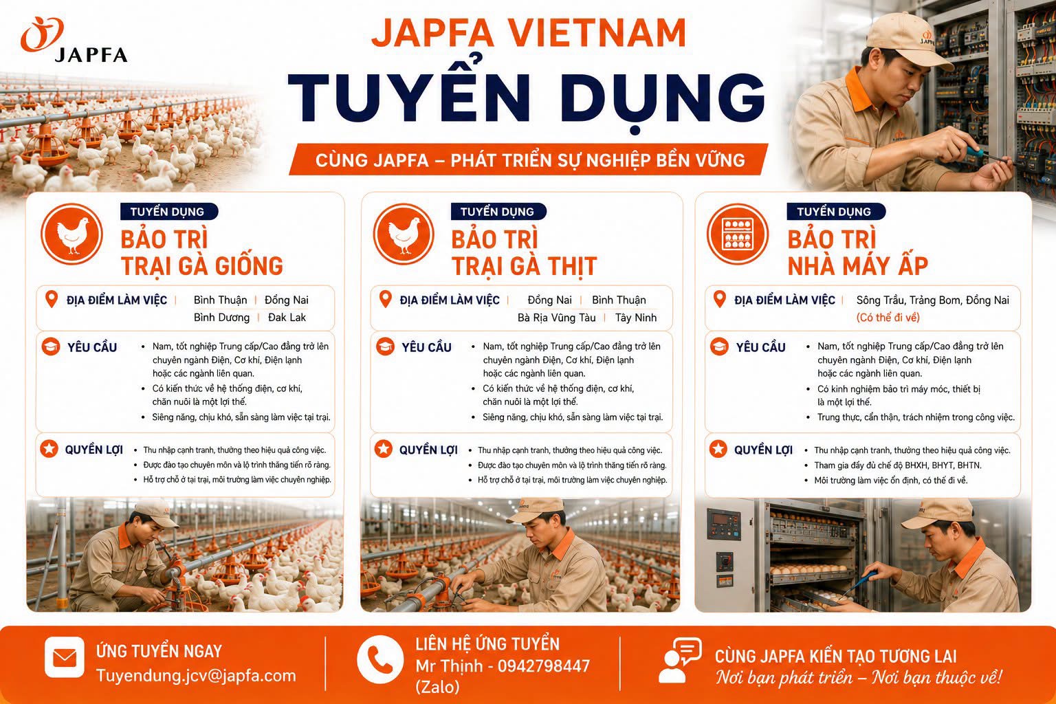 công ty TNHH japfa comfeed việt nam ở đồng nai
nhà máy chuyên ấp trứng gia cầm, kinh doanh con giống.
 image