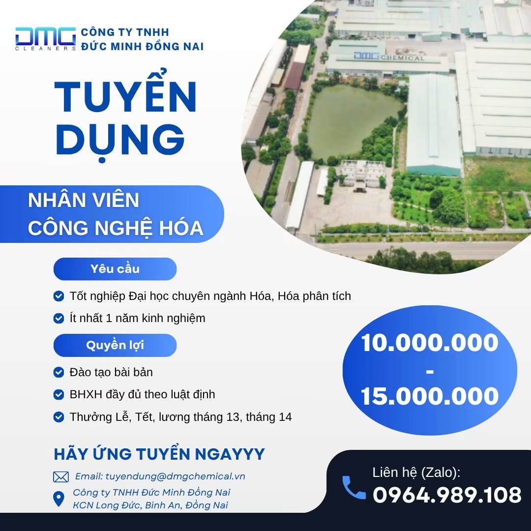 công ty TNHH đức minh đồng nai hình ảnh tuyển dụng