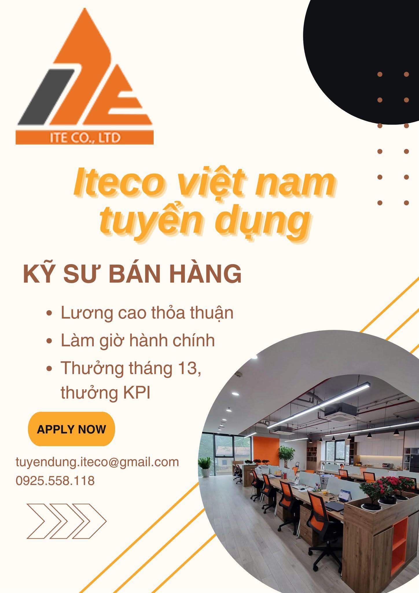 công ty TNHH thiết bị và kỹ thuật công nghiệp iteco hình ảnh tuyển dụng