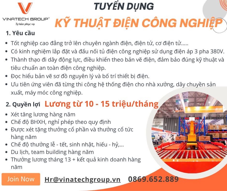 công ty cổ phần tập đoàn vinatech việt nam chi nhánh hồ chí minh hình ảnh tuyển dụng