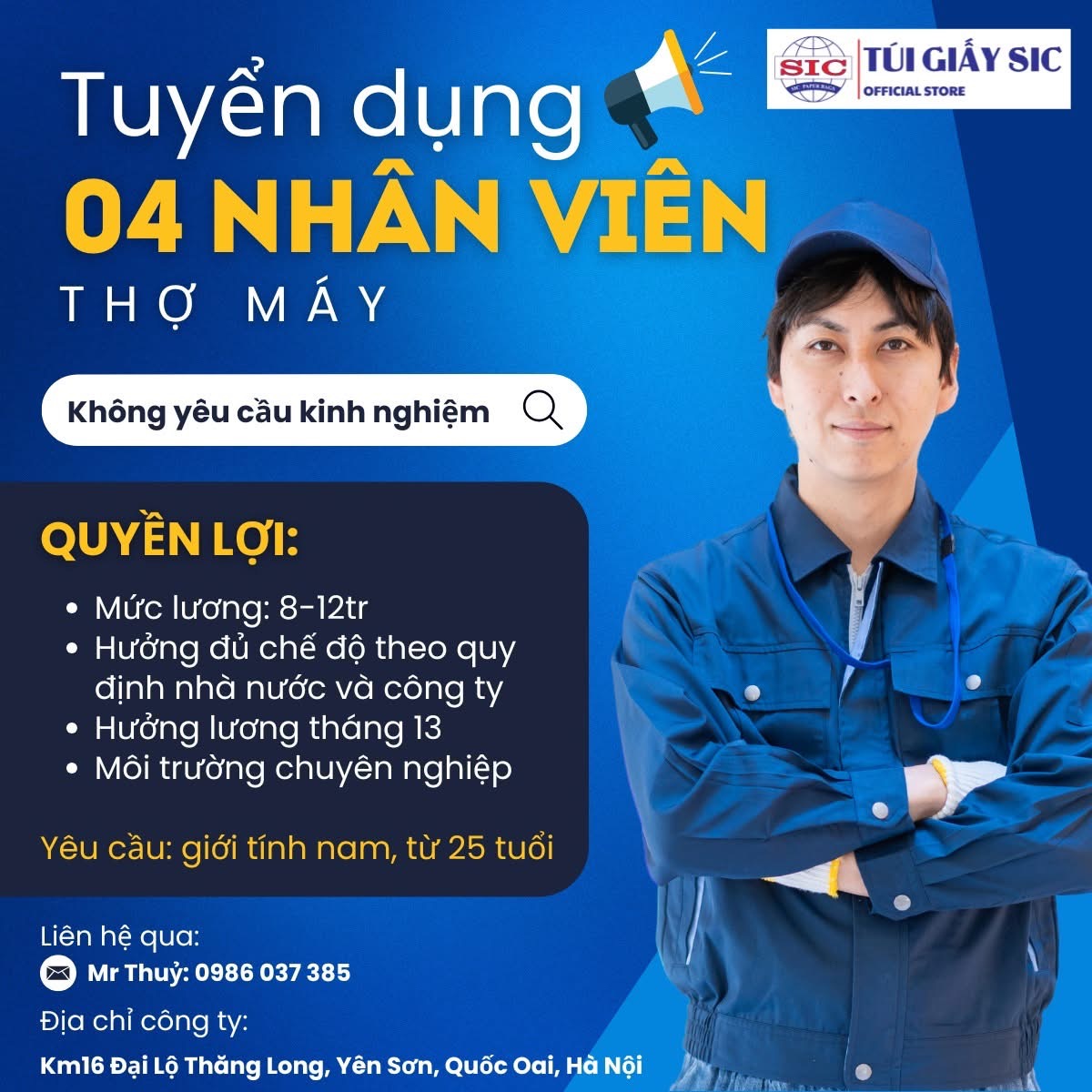 công ty cổ phần túi giấy sic
chuyên sản xuất bao bì, túi giấy kraft thân thiện môi trường. image
