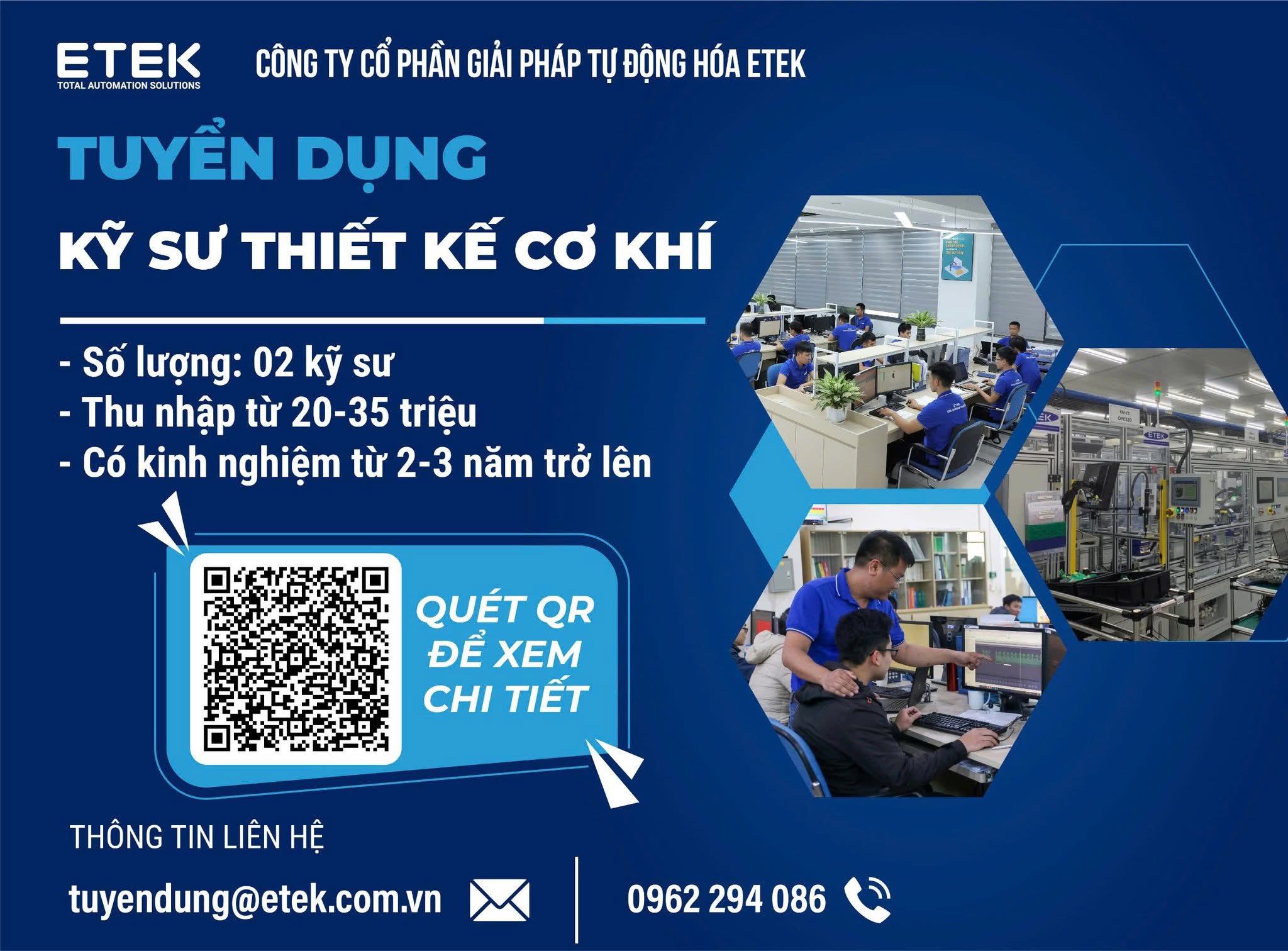 công ty cổ phần giải pháp tự động hoá etek
công ty chuyên buôn bán máy móc công nghiệp với tính tự động hoá cao image