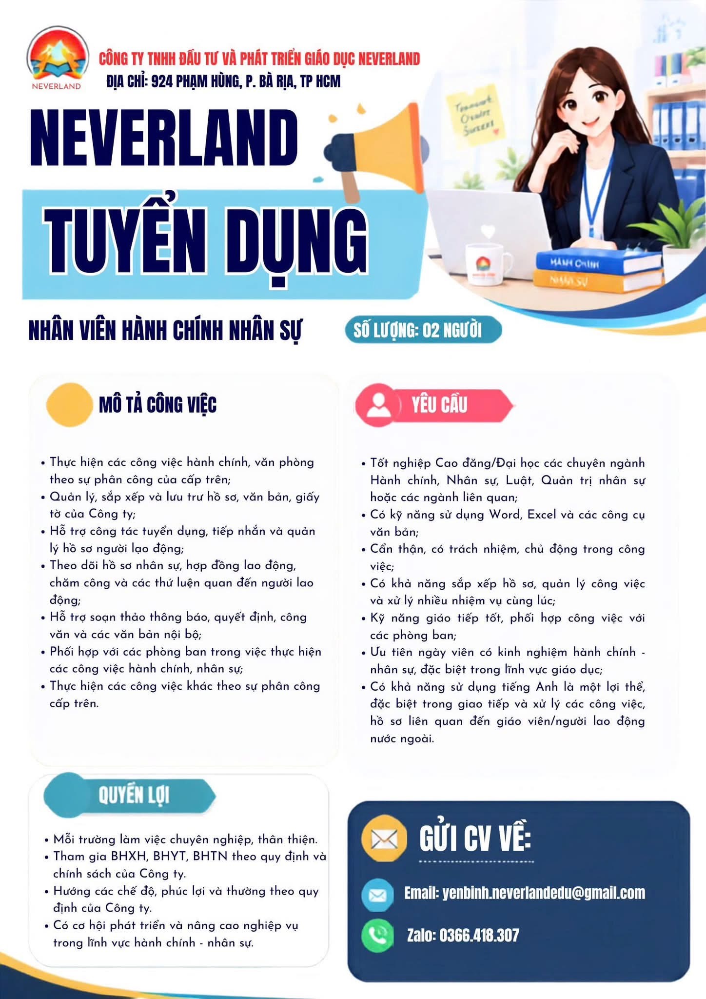 công ty TNHH đầu tư và phát triển giáo dục eveland hình ảnh tuyển dụng