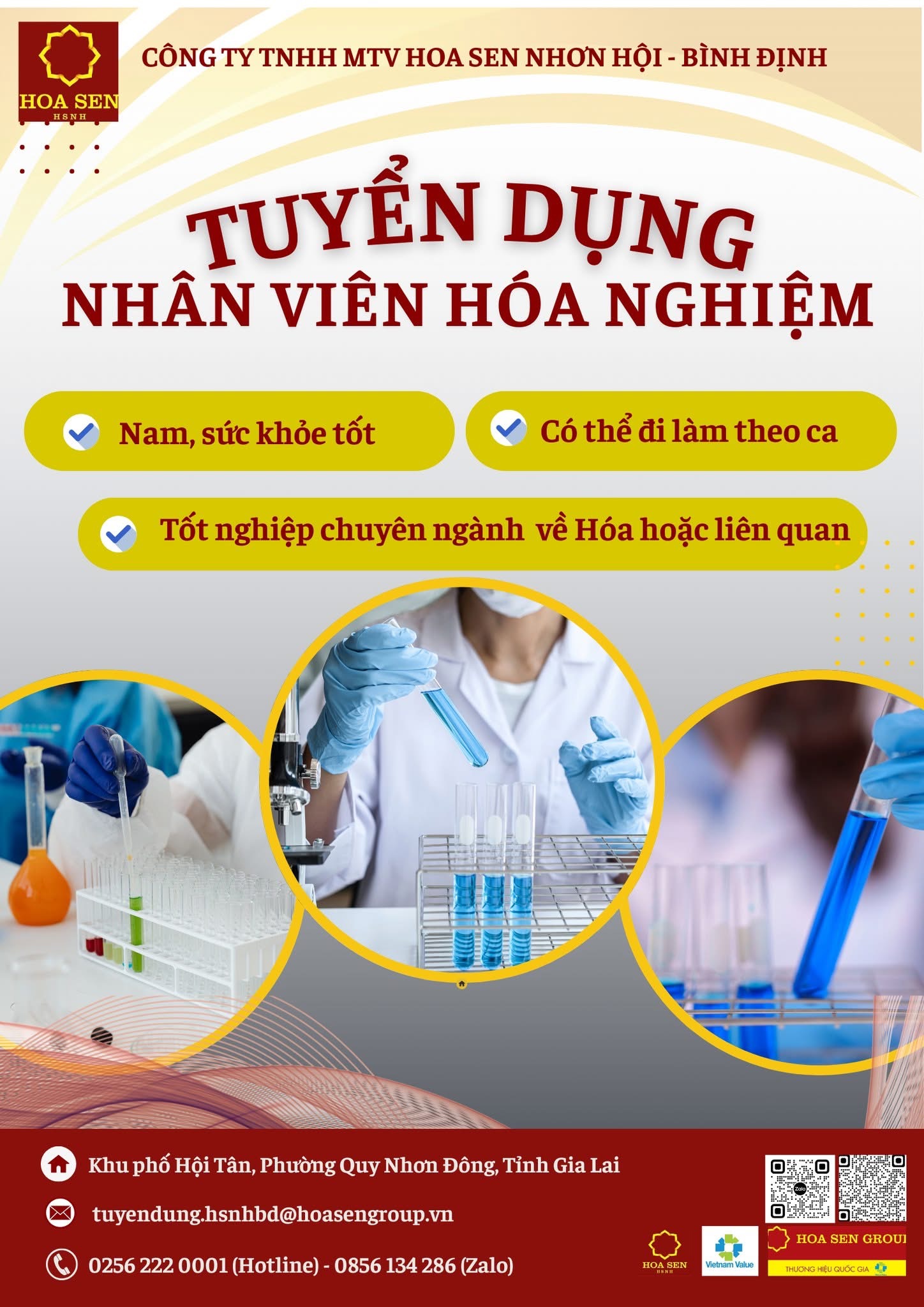 công ty TNHH MTV hoa sen nhơn hội bình định hình ảnh tuyển dụng