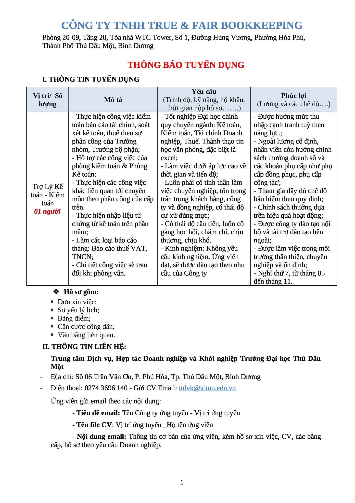 công ty TNHH true & fair bookkeeping
công ty chuyên hoạt động trong lĩnh vực tư vấn thuế, kiểm toán, kế toán..
 image