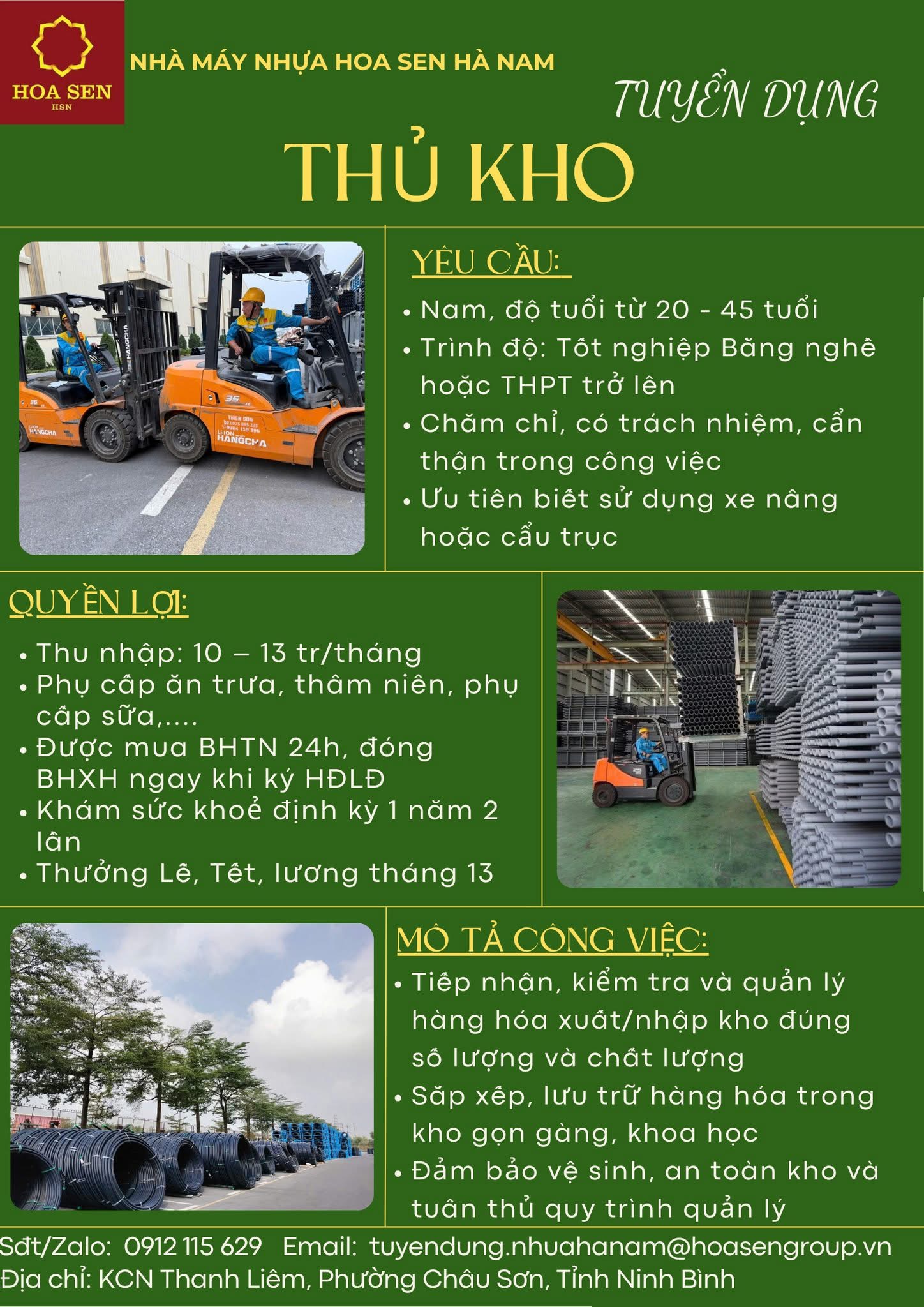 nhà máy nhựa hoa sen hà nam
chuyên sản xuất các loại ống nhựa và các sản phẩm liên quan. image