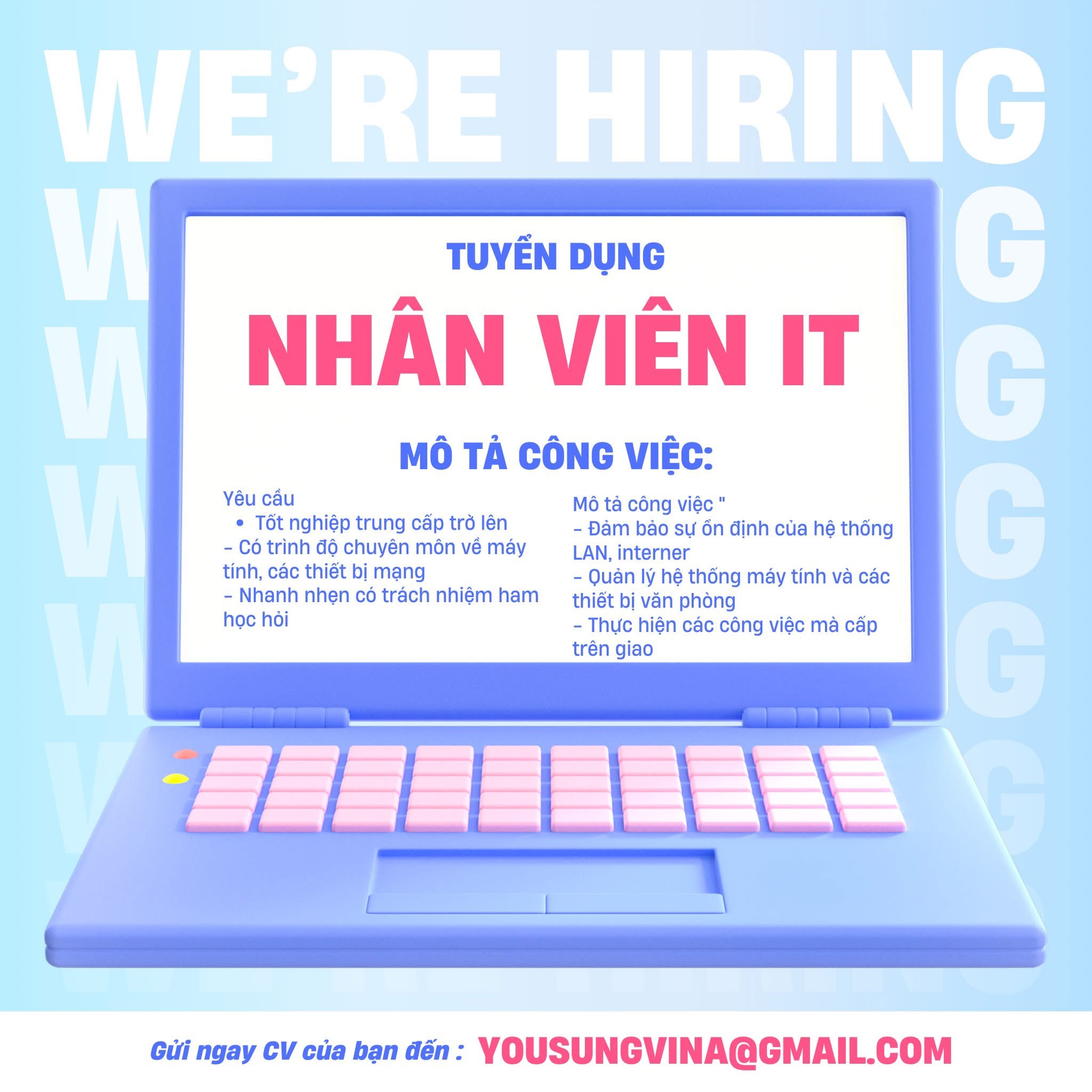 công ty TNHH yousung vina hình ảnh tuyển dụng