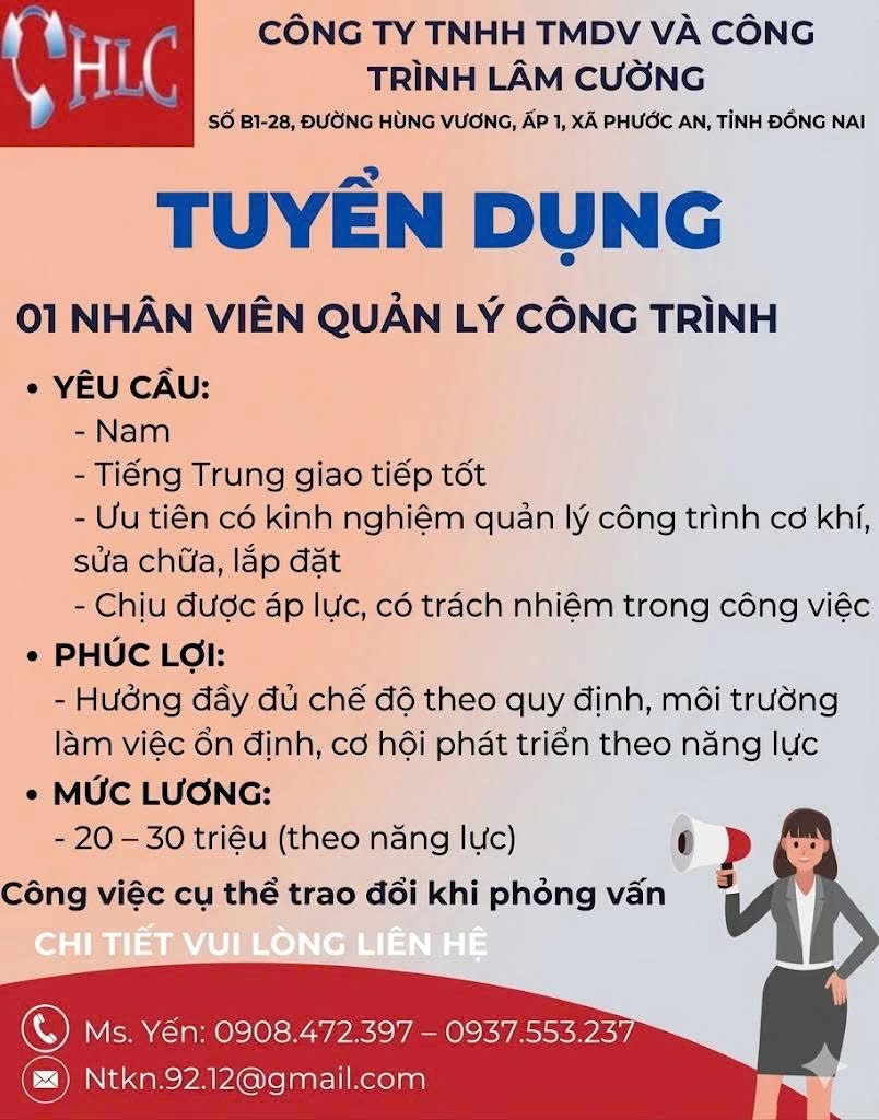 công ty TNHH tmdv và công trình lâm cường
công ty chuyên xây lắp các công trình điện
 image