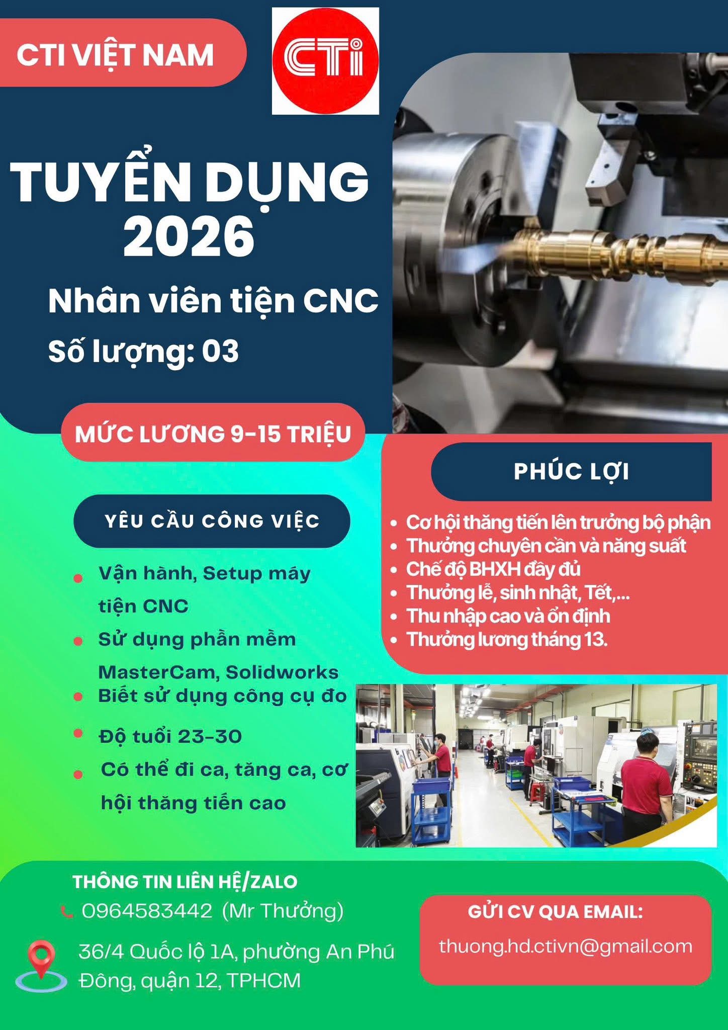 công ty TNHH cti vn hình ảnh tuyển dụng