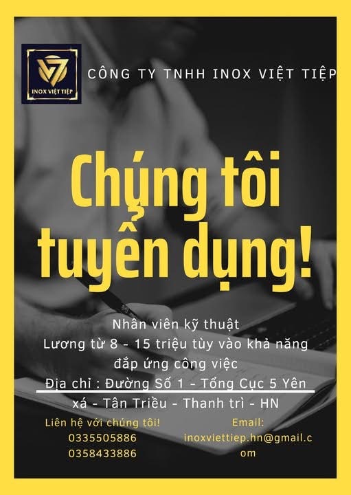 công ty TNHH inox việt tiệp
công ty chuyên kinh doanh thiết bị inox thông minh image
