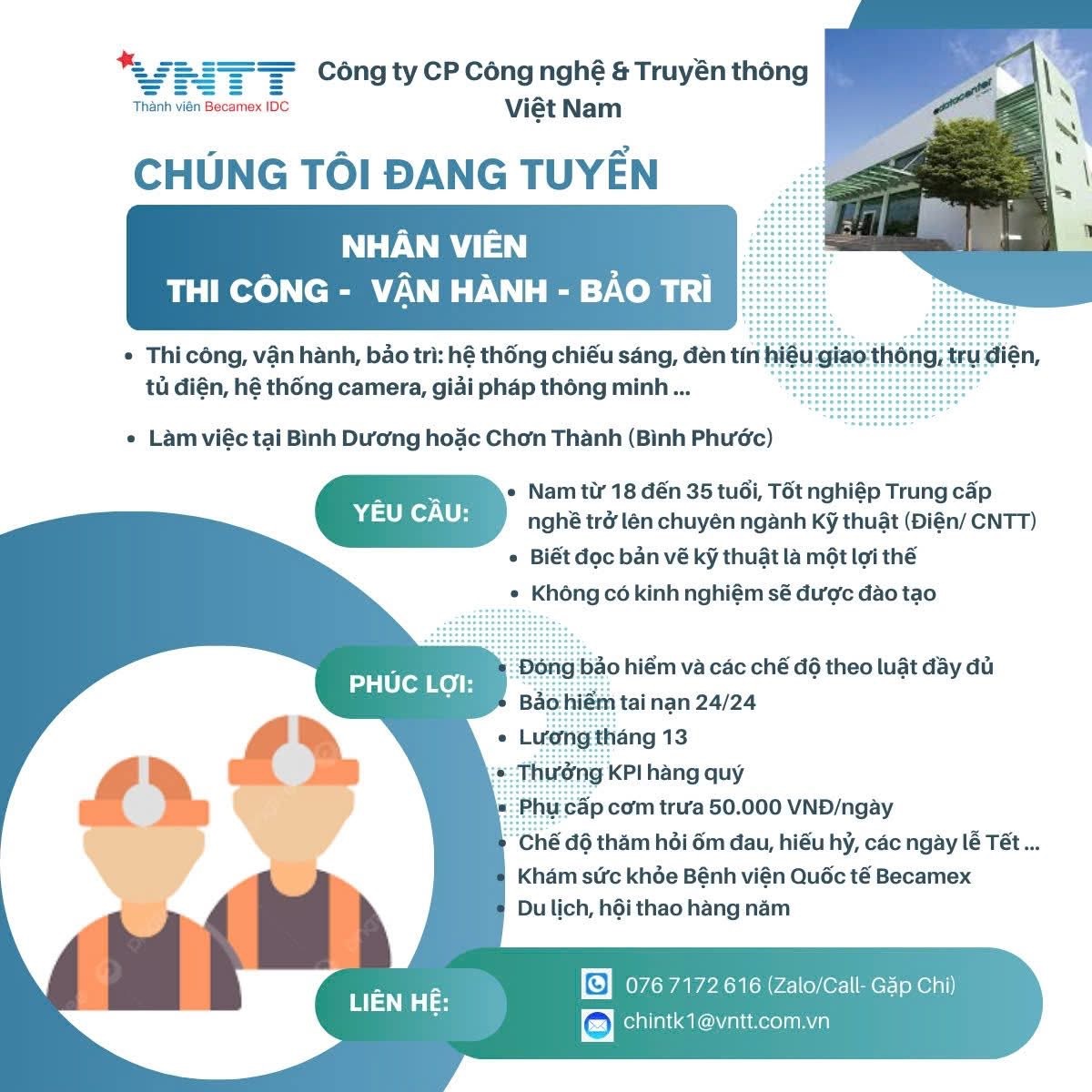 công ty cổ phần công nghệ và truyền thông việt nam
công ty chuyên cung cấp dịch vụ ict - cơ điện và các giải pháp đô thị và công nghiệp image