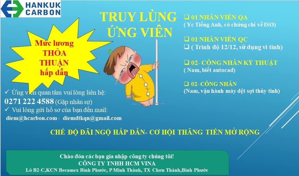 công ty TNHH hcm vina hình ảnh tuyển dụng