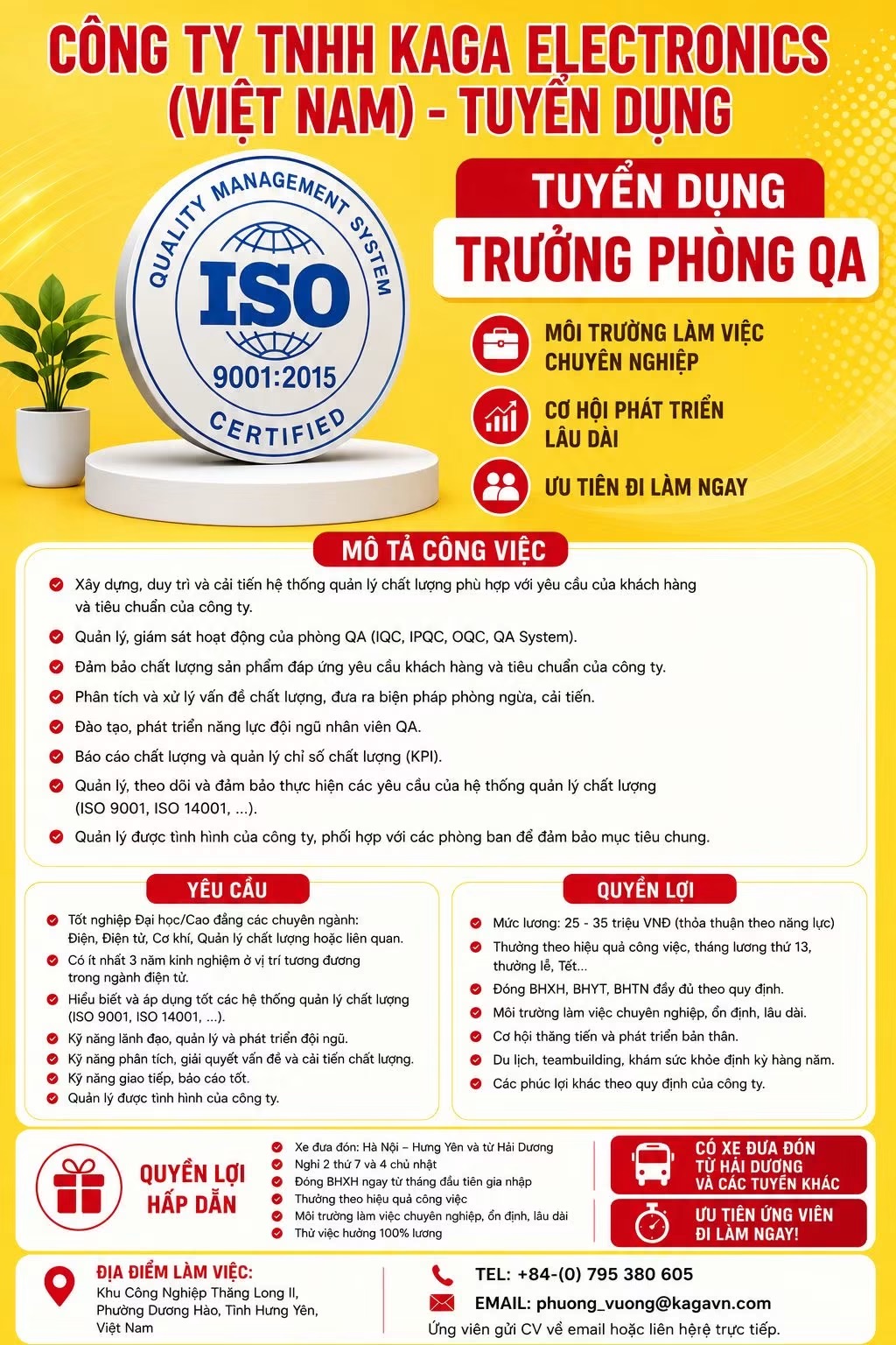 công ty TNHH kaga eletronics việt nam
công ty có 100% vốn nhật bản
chuyên sản xuất linh kiện điện tử image