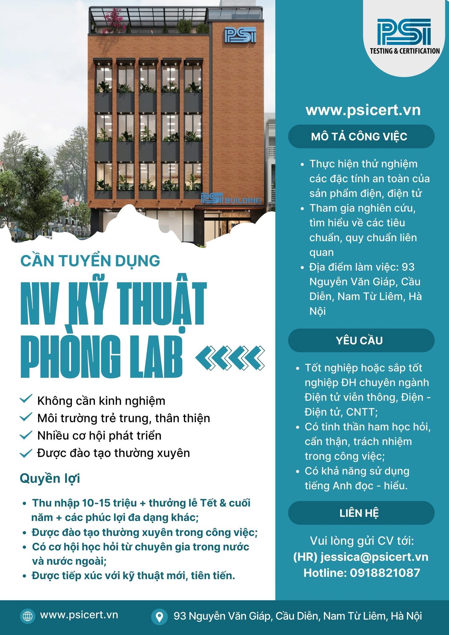 công ty cổ phần thử nhiệm và chứng nhận psi
công ty chuyên thử nhiệm, tư vấn kỹ thuật, chứng nhận về kỹ thuật điện-điện tử image
