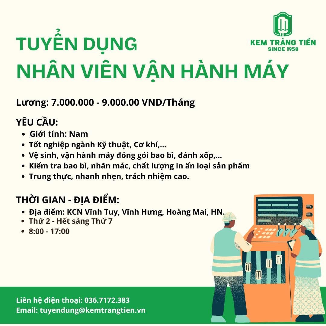nhà máy sản xuất kem tràng tiền.
là thương hiệu kem uy tín, có bề dài lịch sử. image