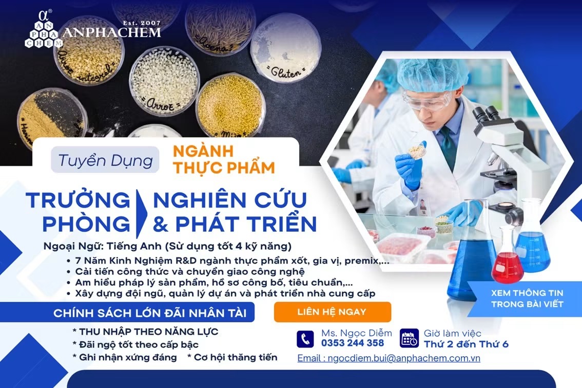 công ty TNHH anphachem
công ty chuyên sản xuất phân phối hương phụ liệu dùng cho ngành công nghiệp thực phẩm image