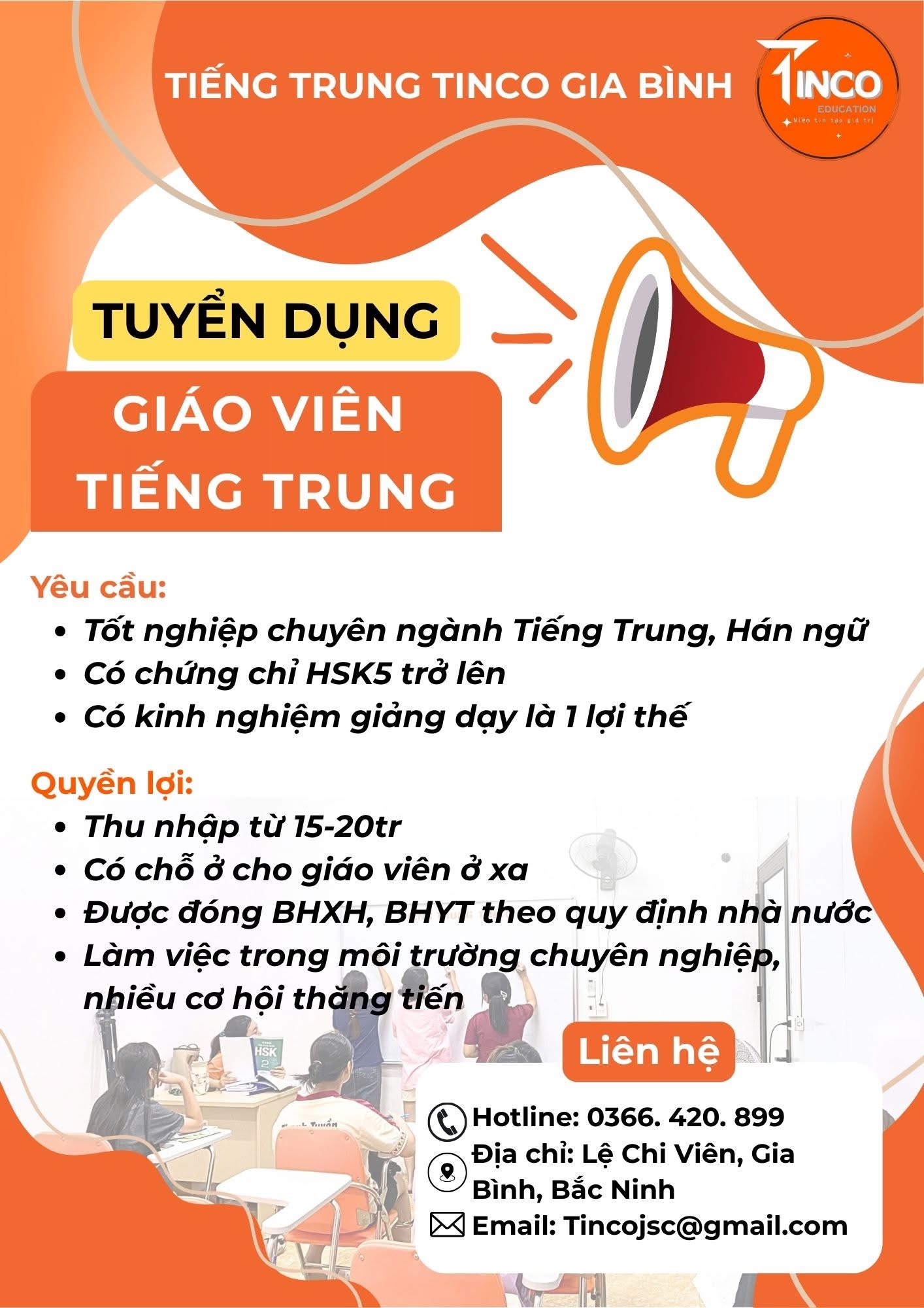 tiếng trung tinco gia bình
chuyên đào tạo tiếng trung sơ cao cấp
 image
