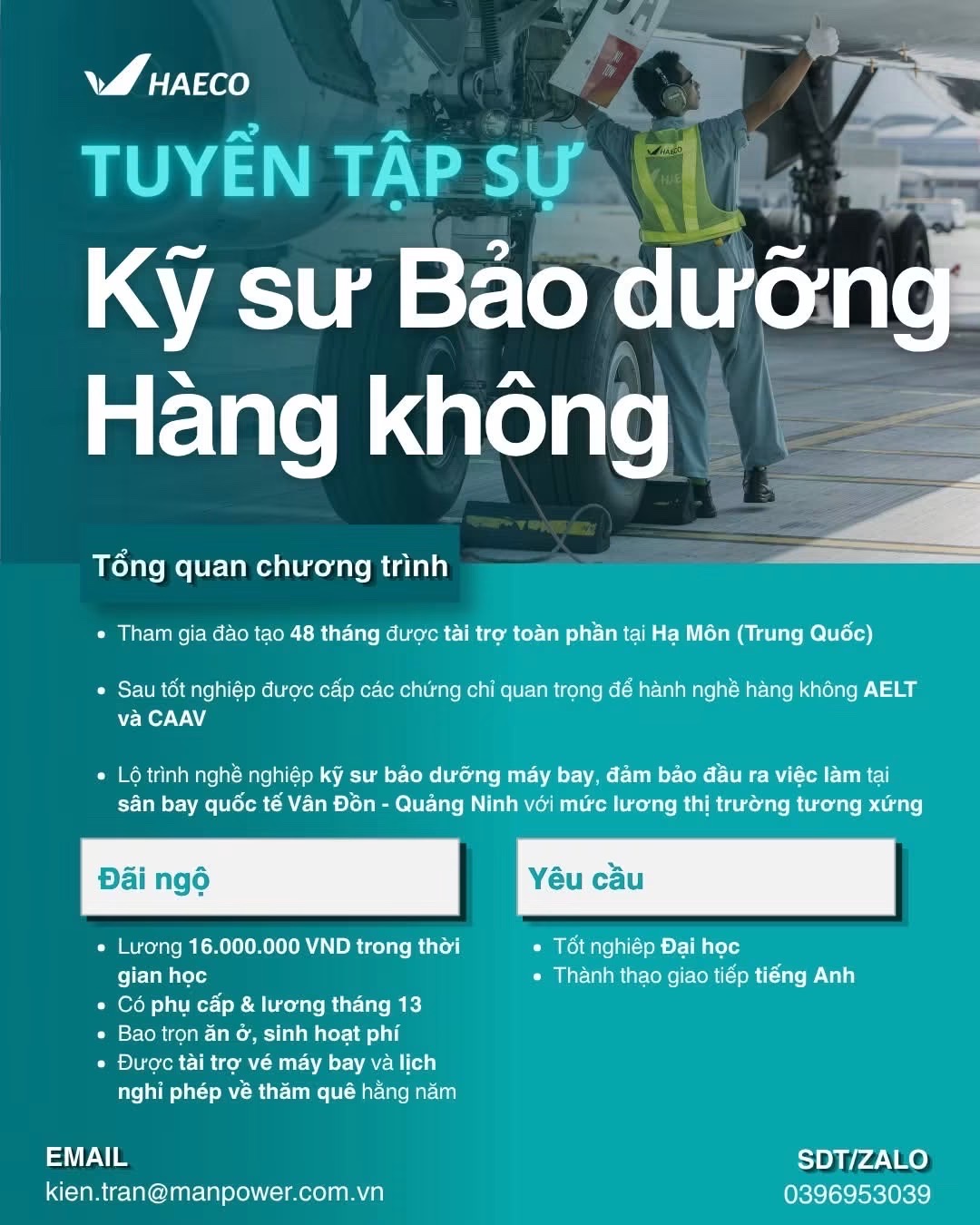 công ty TNHH hàng không haedo việt nam hình ảnh tuyển dụng