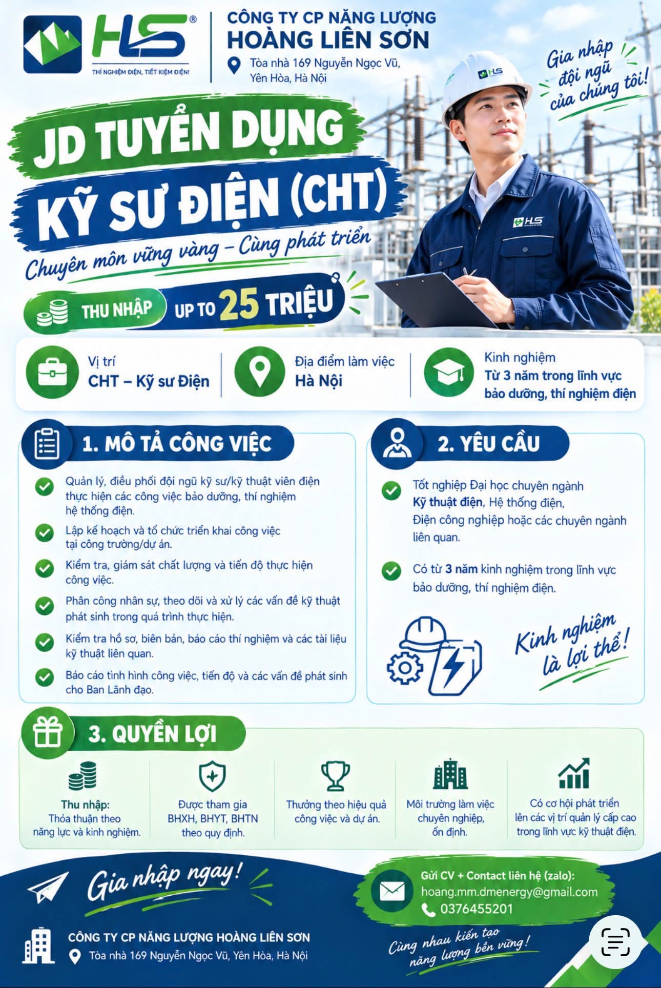 công ty cổ phần năng lượng hoàng liên sơn hình ảnh tuyển dụng