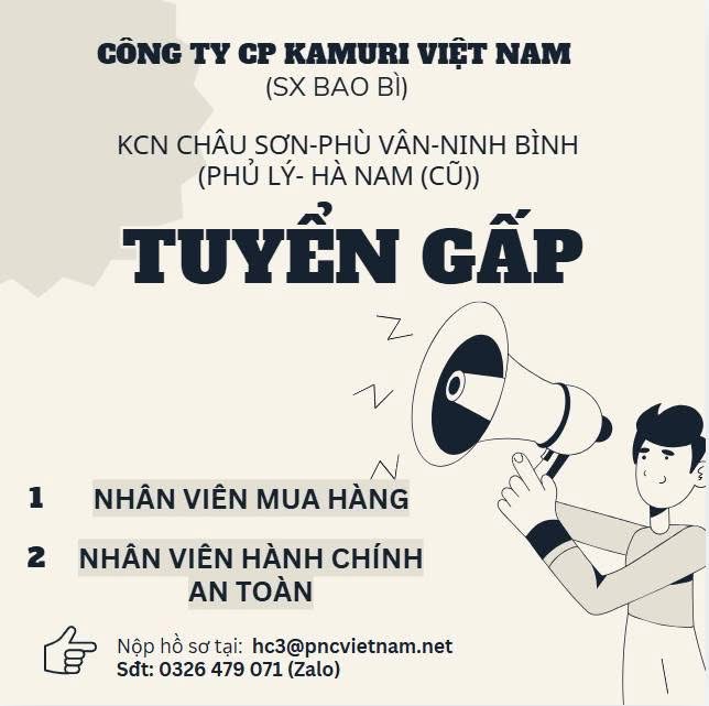 công ty cổ phần kamuri việt nam
công ty chuyên sản xuất bao bì nhựa. image