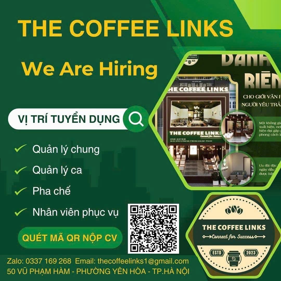 the coffelinks yên hoà, hà nội
chuyên phụ vụ coffe thơm ngon.
 image