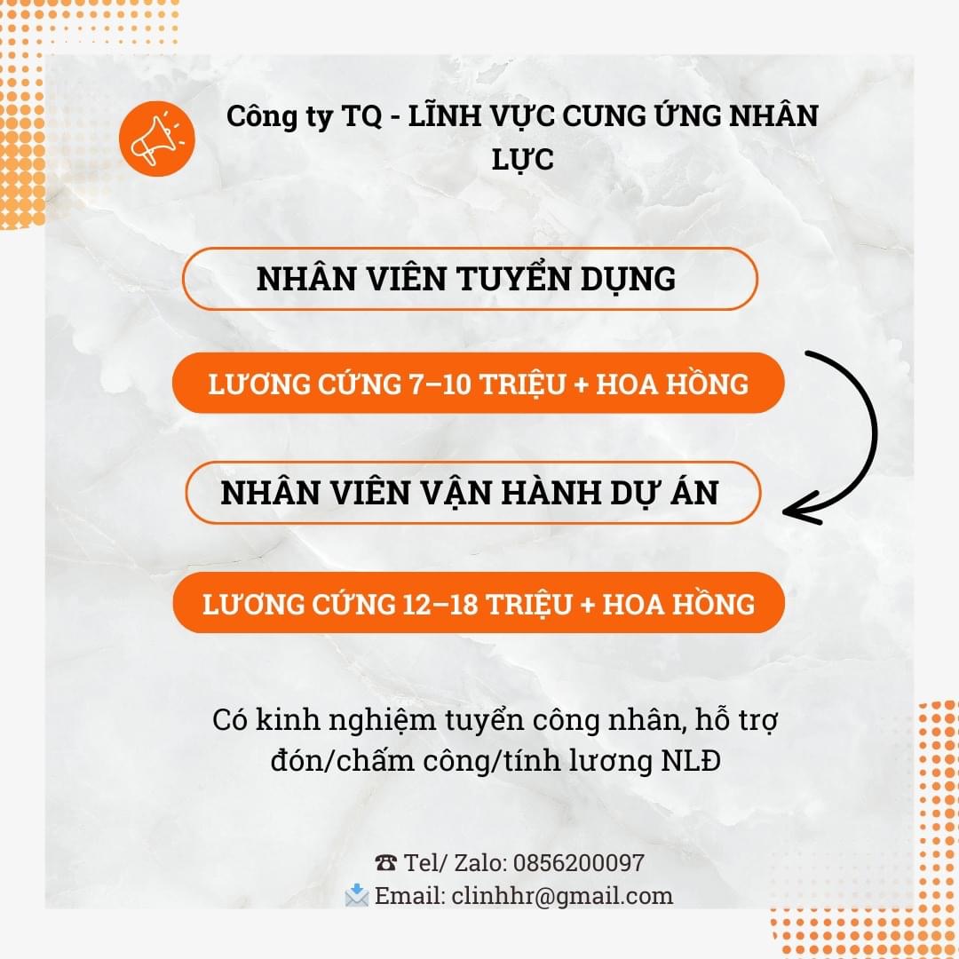 công tu cung ứng nhân lực TQ hình ảnh tuyển dụng