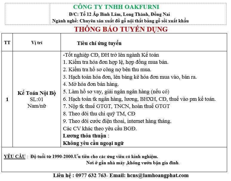 công ty TNHH oakfurni
công ty chuyên sản xuất đồ gỗ nội thất xuất khẩu image
