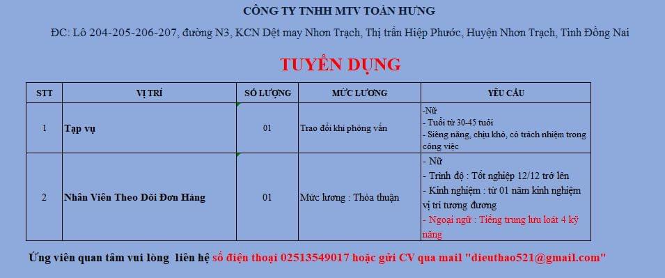 công ty TNHH MTV toàn hưng
công ty chuyên may hàng dệt thoi, quần áo thời trang. image