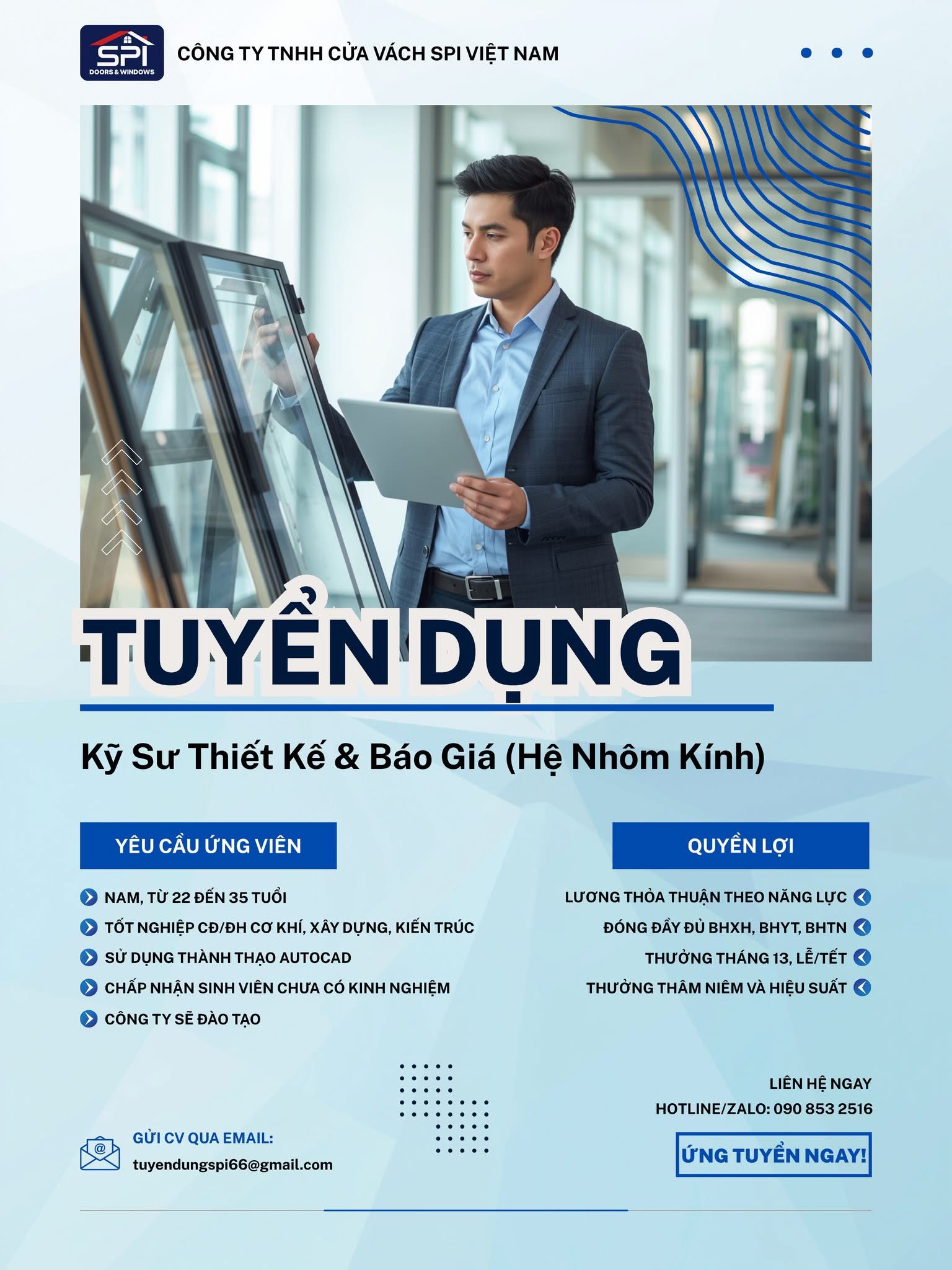 công ty TNHH cửa vách spi việt nam
công ty chuyên phân phối cửa vách, cửa nhôm kính nhập từ châu âu image