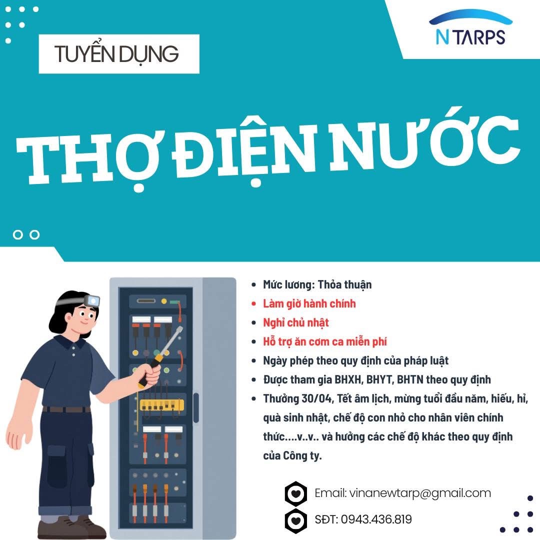 công ty TNHH mtv vina new tarp hình ảnh tuyển dụng