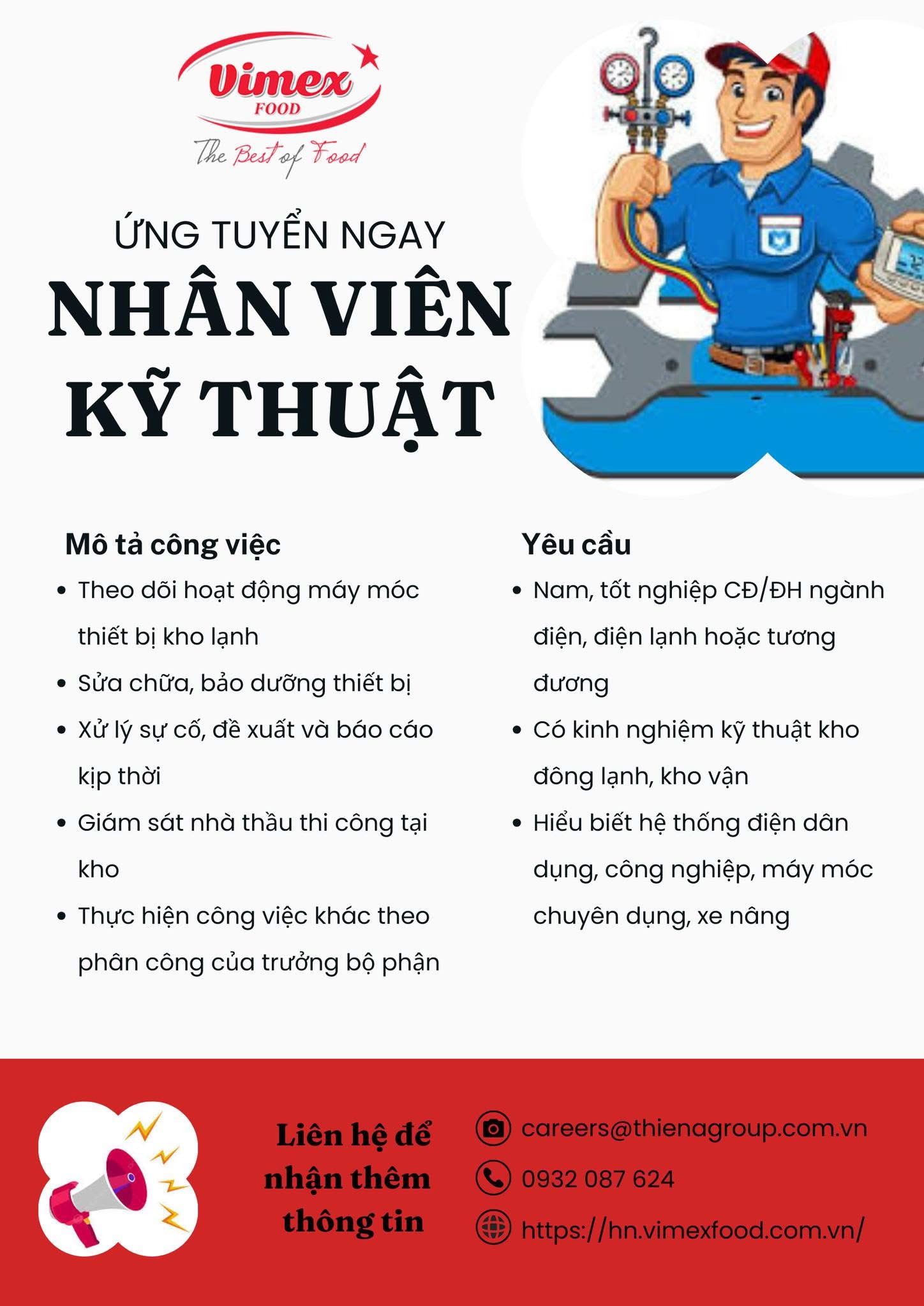 công ty cổ phần thực phẩm quốc tế vimex việt nam hình ảnh tuyển dụng