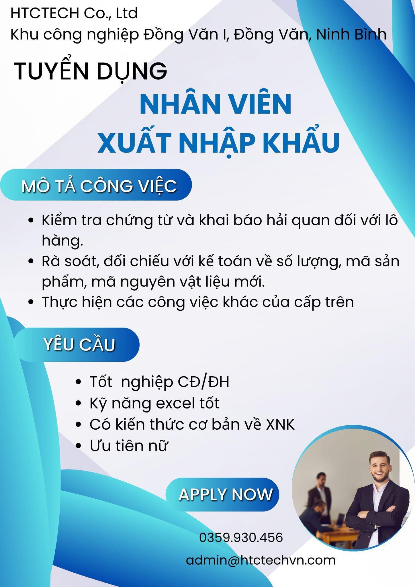 công ty TNHH htctech 
công ty có 100% vốn hàn quốc
chuyên sản xuất các sản phẩm vệ sinh gia dụng.
 image