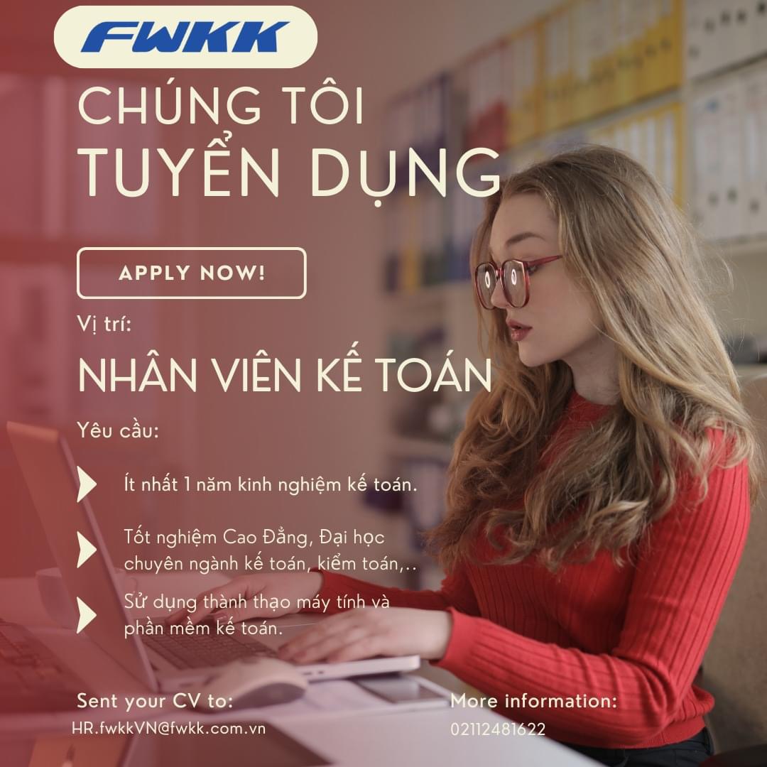 công ty may mặc fwkk việt nam hình ảnh tuyển dụng