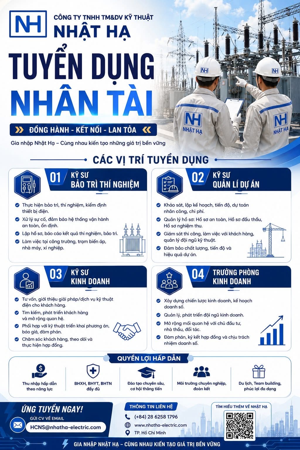 công ty TNHH thương mại dịch vụ kỹ thuật nhật hạ
công ty chuyên cung ứng thiết bị điện và thi công, lắp đặt, bảo trì thiết bị điện image