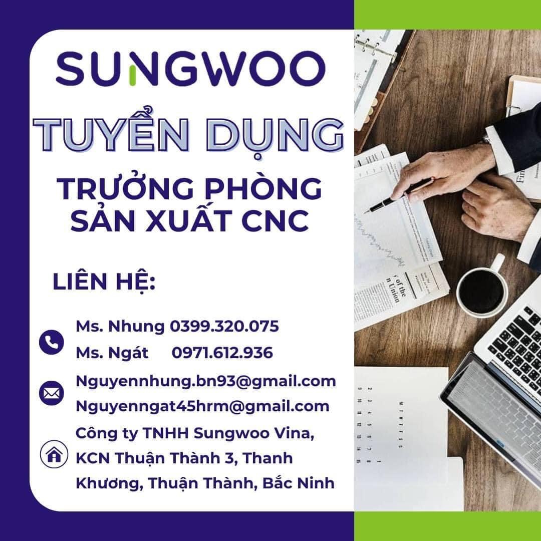 công ty TNHH sungwoo vina hình ảnh tuyển dụng