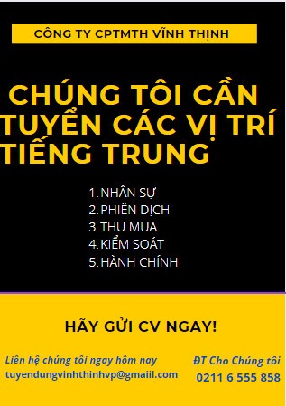 Công ti cổ phần thương mại tổng hợp vĩnh thịnh hình ảnh tuyển dụng