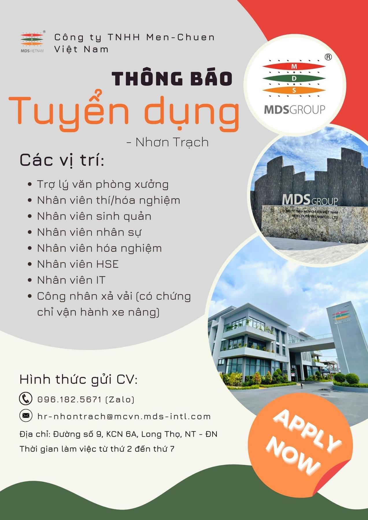 công ty TNHH men-chuen việt nam.
công ty có 100% vốn đài loan.
chuyên sản xuất dệt, nhuộm vải. image