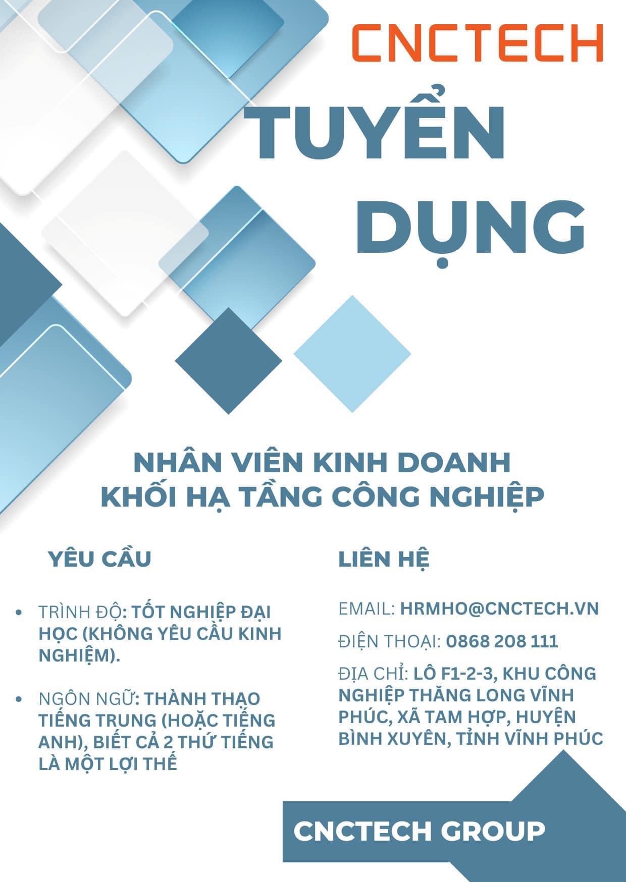 công ty cnctech group hình ảnh tuyển dụng