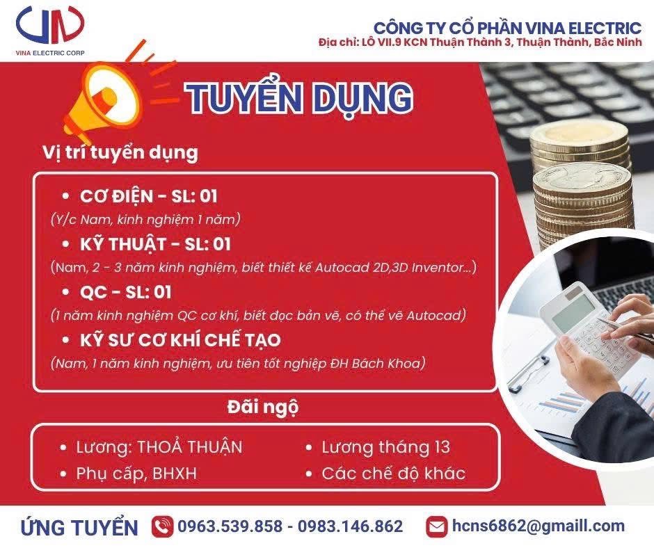 công ty cổ phần vina electric- chi nhánh bắc ninh
công ty chuyên sản xuất thiết bị điện uy tín. image