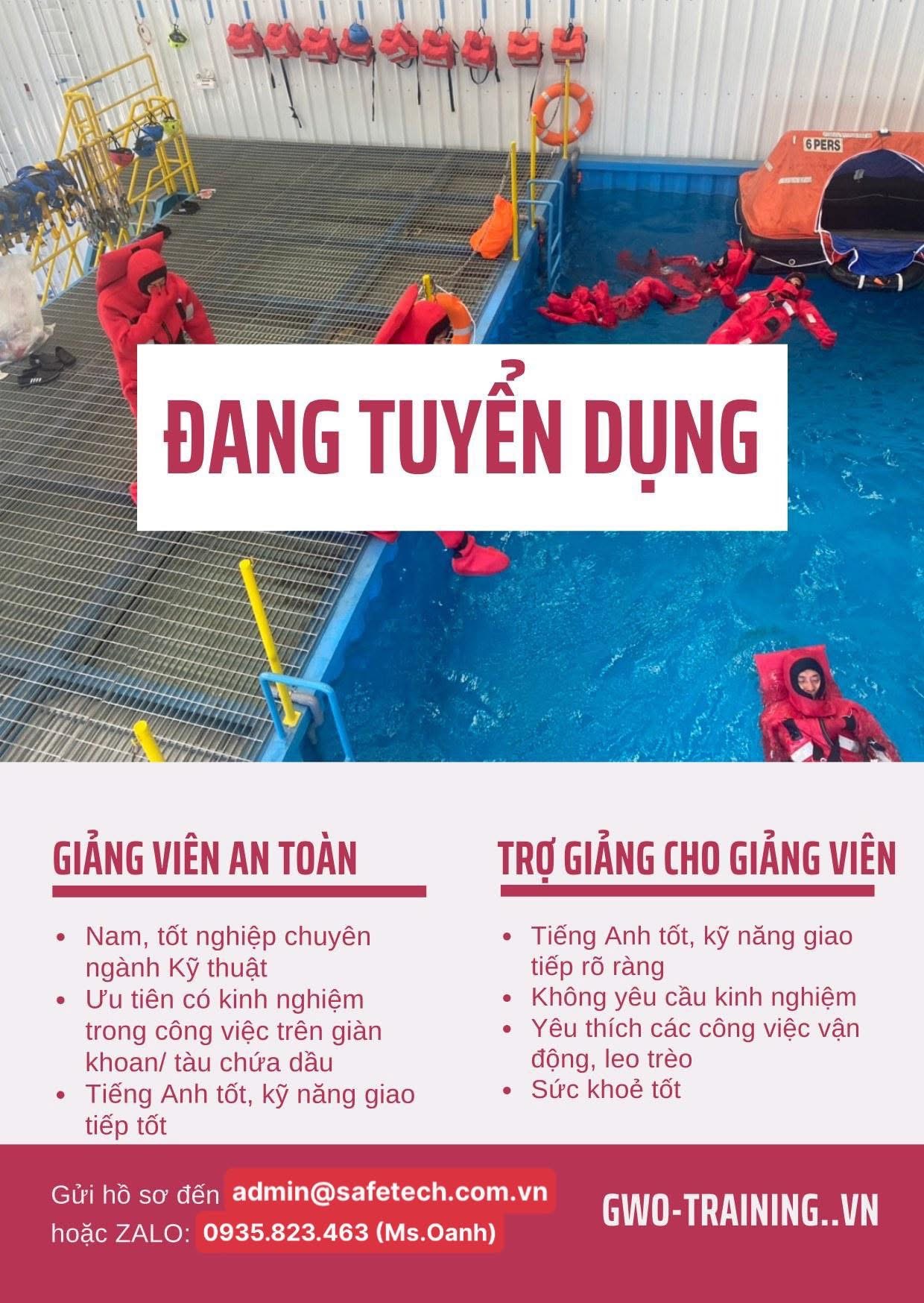 công ty cổ phần đào tạo safetech 
công ty chuyên đào tạo, huấn luyện về mảng điện gió,
kỹ năng sơ cấp cứu image