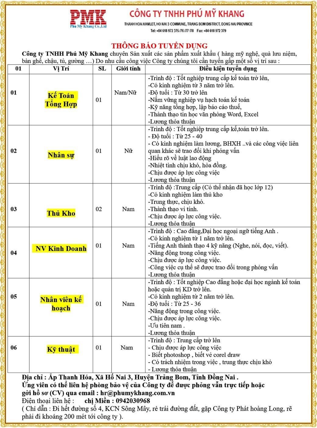 công ty TNHH phú mỹ khang
công ty chuyên sản xuất đồ mỹ nghệ. image