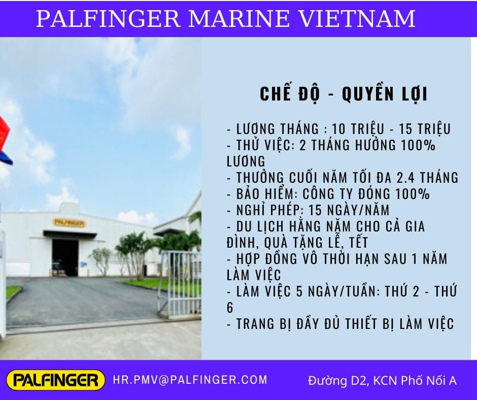 công ty TNHH palfinger marine việt nam hình ảnh tuyển dụng