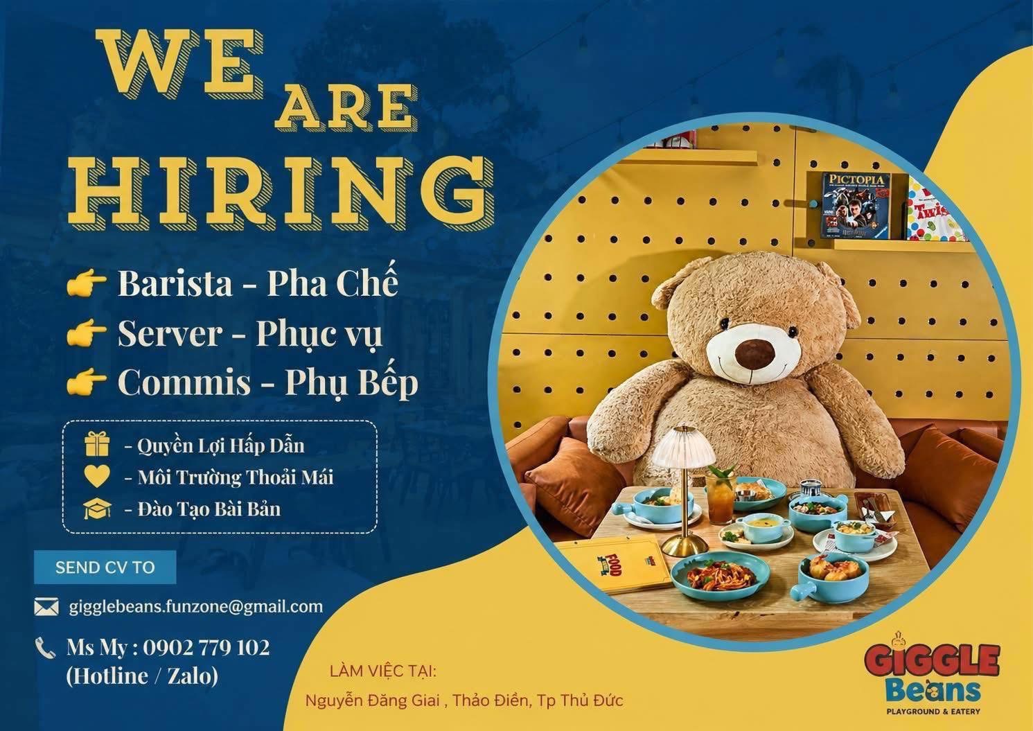 công ty TNHH thương mại dịch vụ giggle beans
công ty chuyên phục vụ ăn uống, vui chơi cho trẻ em image