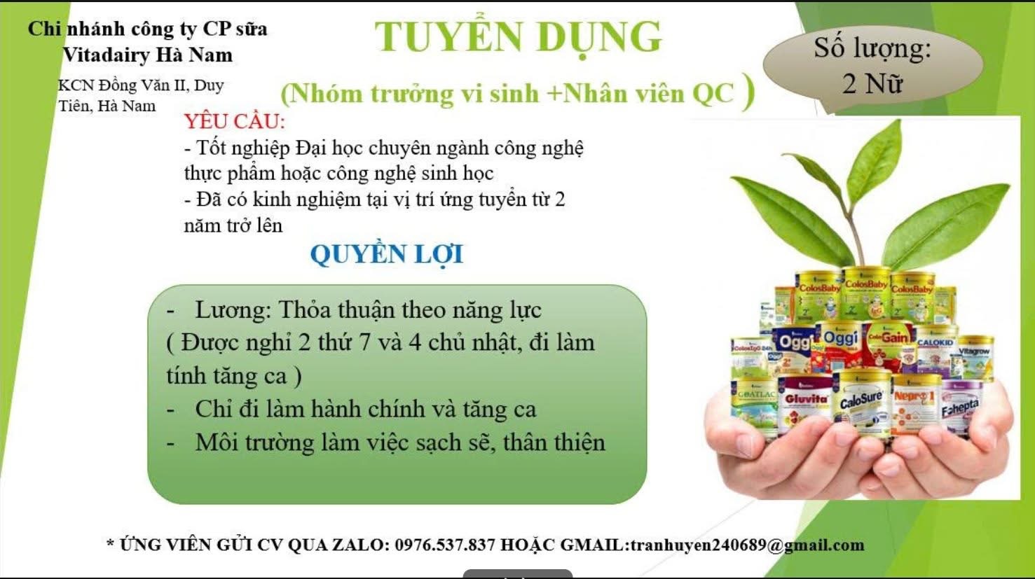 chi nhánh công ty cổ phần sữa vitadary việt nam
công ty chuyên sản xuất thực phẩm dinh dưỡng cho người già và trẻ em. image