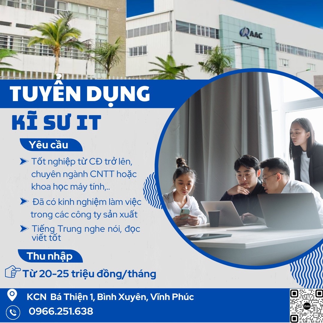 công ty TNHH acc technologies vĩnh phúc hình ảnh tuyển dụng