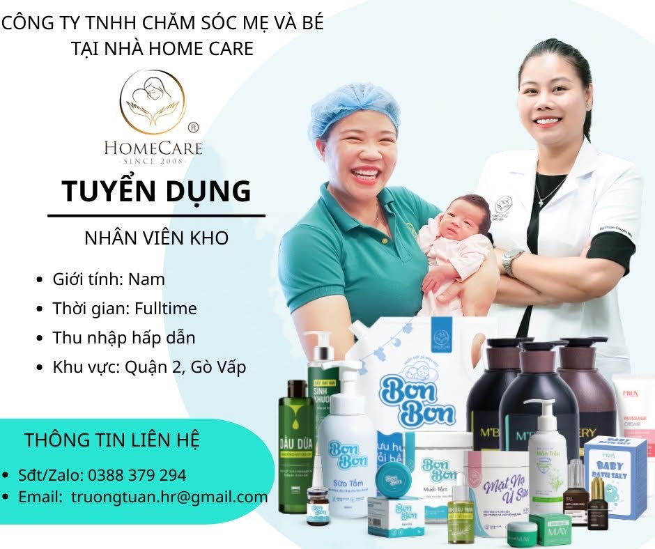 công ty TNHH chăm sóc mẹ và bé tại nhà home care
công ty chuyên chăm sóc bà bầu và bé sau sinh uy tín image