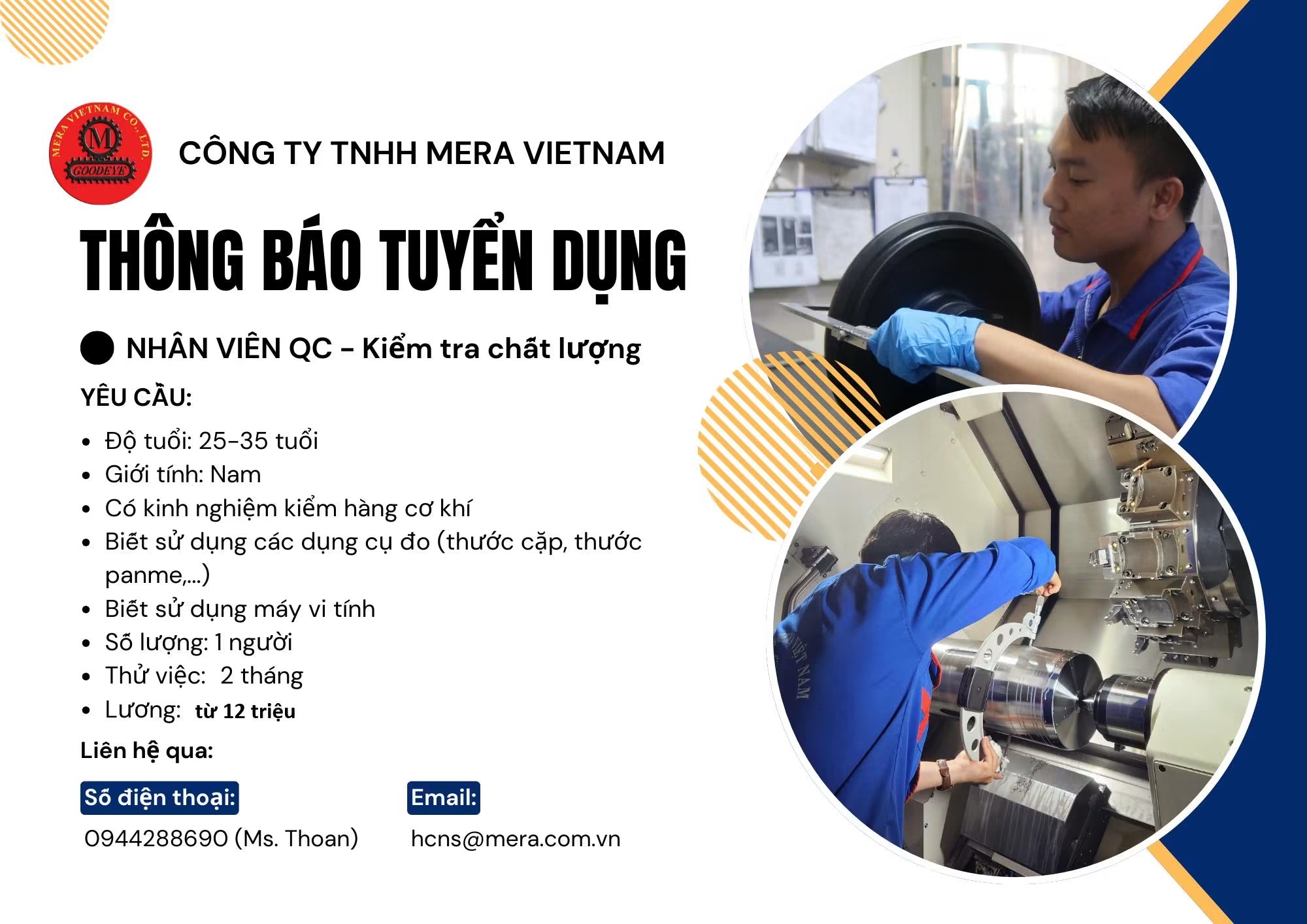 công ty TNHH mera việt nam hình ảnh tuyển dụng