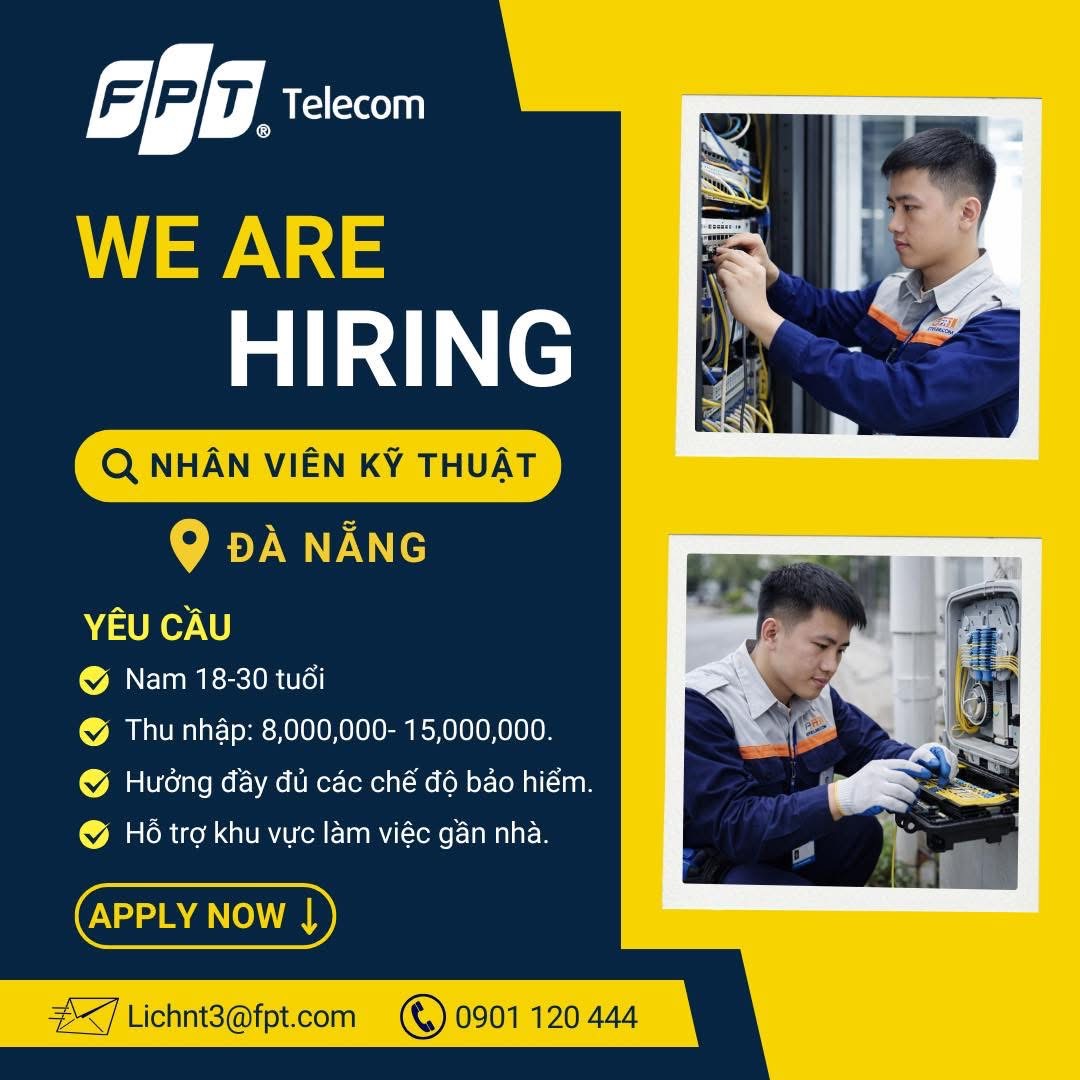 công ty fpt telecom đà nẵng hình ảnh tuyển dụng